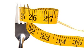 Fork and measuring tape