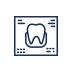Animated x ray of a tooth icon