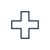 Animated medical cross icon