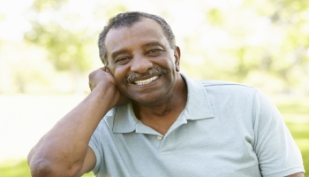 Digital illustration of a single dental implant being placed in Danville