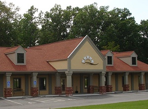 Exterior view of Riverside lower dental office location in Danville