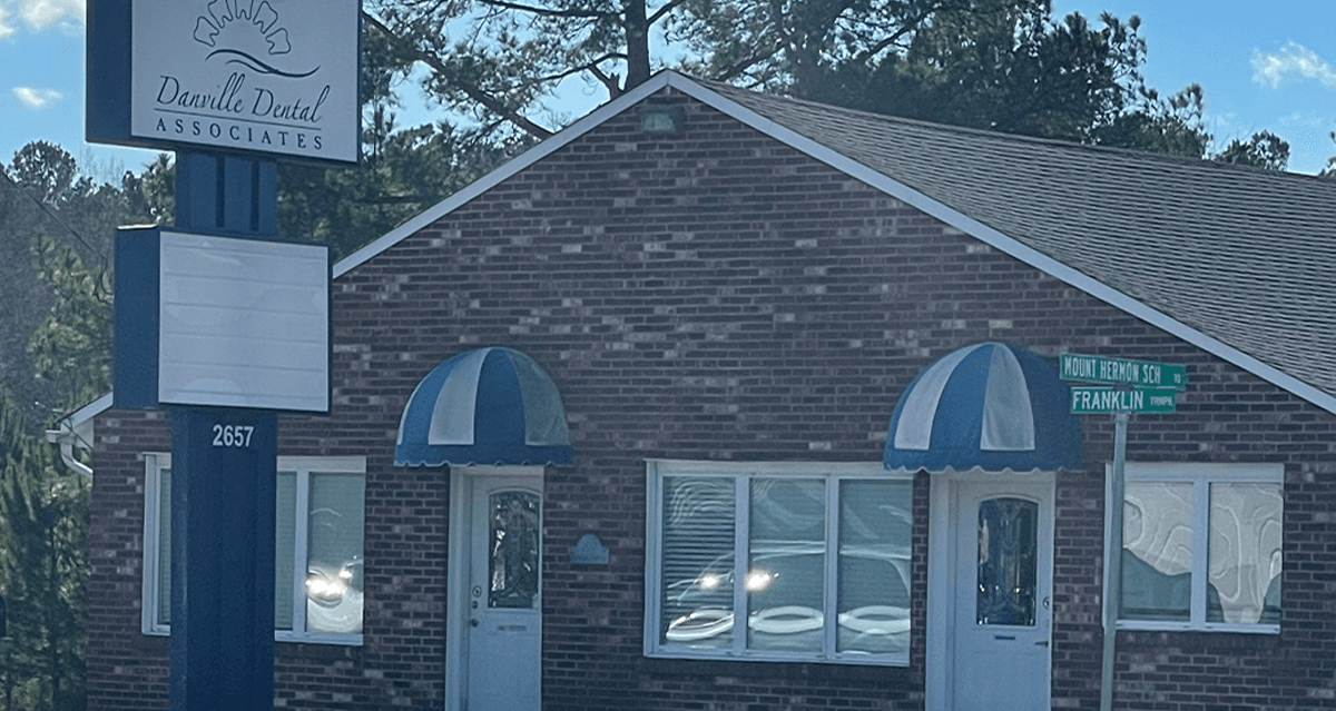 Outside view of Danville Dental Associates dental office in Mount Hermon