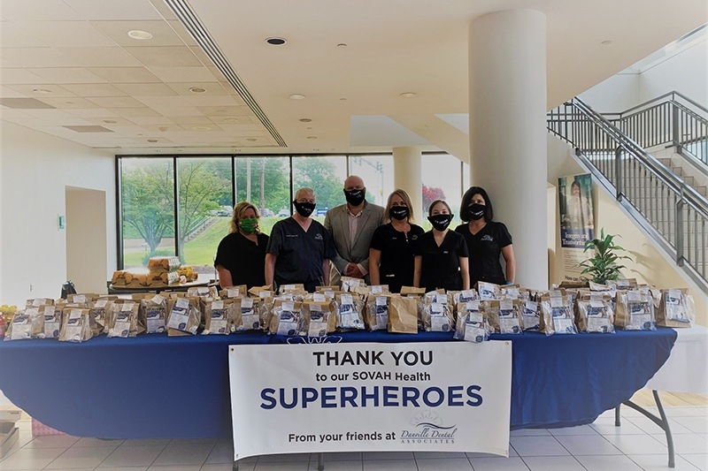 Danville Dental Associates Show Appreciation of SOVAH Health - Danville